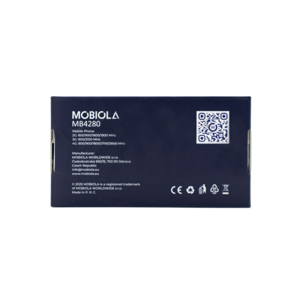 telefon gsm mobiola mb4280 4g czerwony telefon klasyczny dla seniora