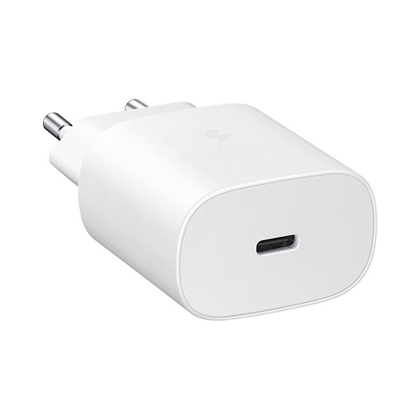 samsung ładowarka sieciowa typ-c 25w 3a biała ep-ta800 + kabel typ-c - typ-c dg977