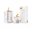 somostel ładowarka sieciowa gan 2xusb+2xpd 130w power delivery pd biały gan sms-ba02