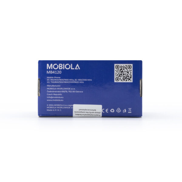 telefon gsm mobiola mb4120 4g telefon dla seniora turkusowy