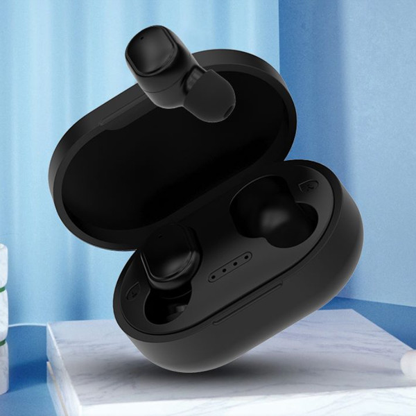 somostel słuchawki bluetooth douszne tws bt 5.0 czarny stero sms-j13