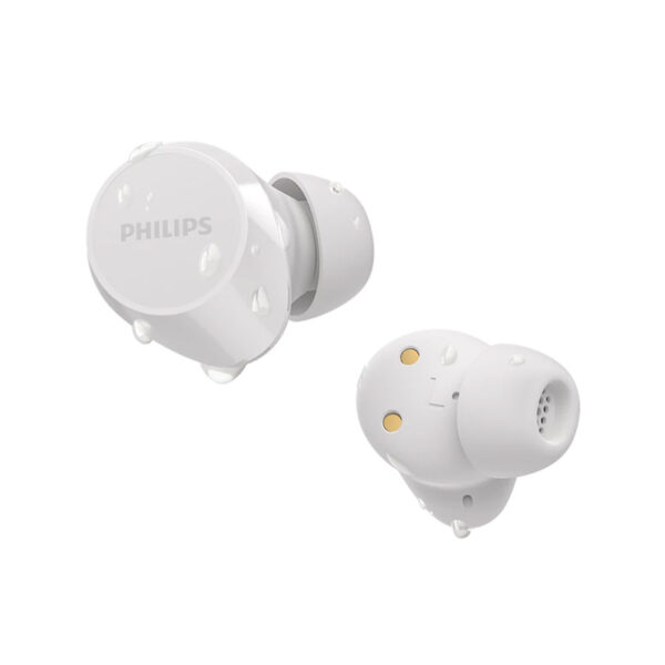 słuchawki philips douszne tws bezprzewodowe bluetooth true wireless białe phil-tat1209wt/00
