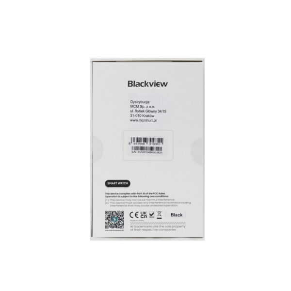 blackview smartwatch w50 pro 2 black