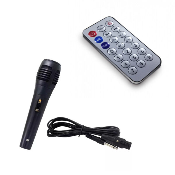esperanza głośnik bt fm led rgb karaoke singer