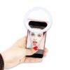 lampa led do selfie biała ring