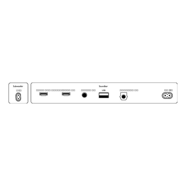 soundbar 3.1 z bezprzewodowym subwooferem philips tab8507/10