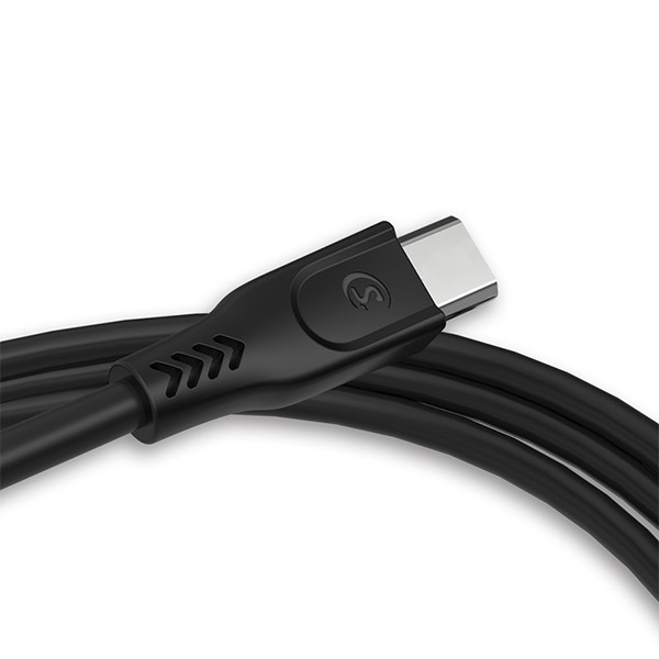somostel kabel usb - typ-c 3.1a 30w 1m quick charge qc3.0 czarny powerline sms-bt09