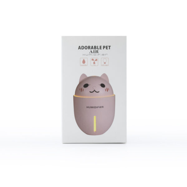 ecobox dyfuzor zapachowy - nawilżacz ultradzwiękowy kitty 4w1 led niebieski