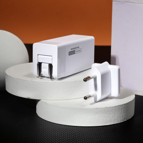 ładowarka sieciowa 36w + kabel iphone biała somostel power delivery sms-a80 pd