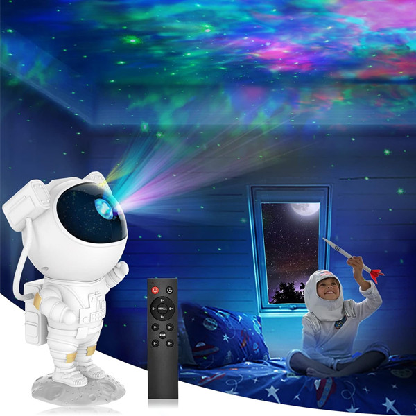 ecobox lampka nocna led projektoer gwiazd astronauta v1