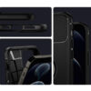 spigen rugged armor iphone 13 matte black etui pokrowiec back case czarny