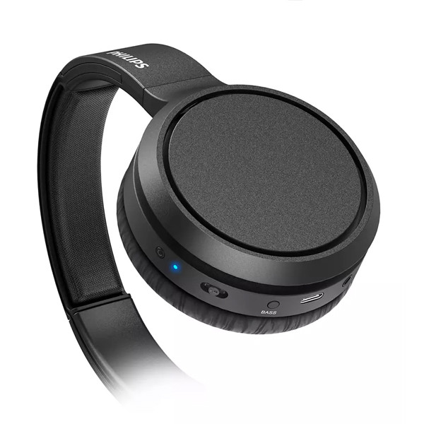 słuchawki nauszne bezprzewodowe bluetooth philips czarne phil-tah5205bk/00