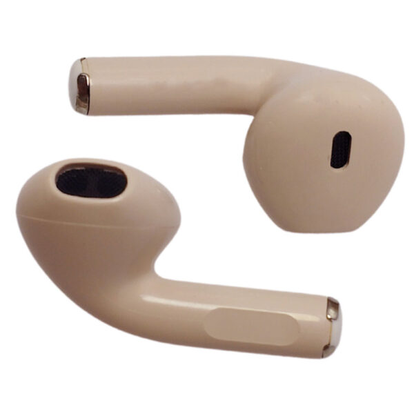 słuchawki bluetooth denmen earbuds kremowe dl29 tws