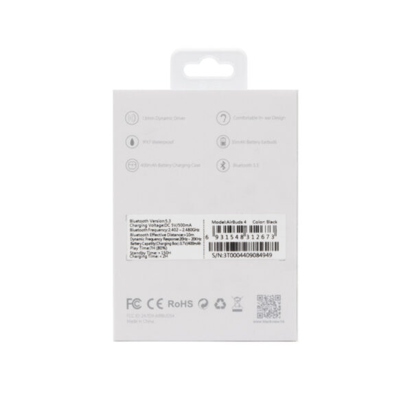 blackview słuchawki bluetooth czarny tws airbuds 4