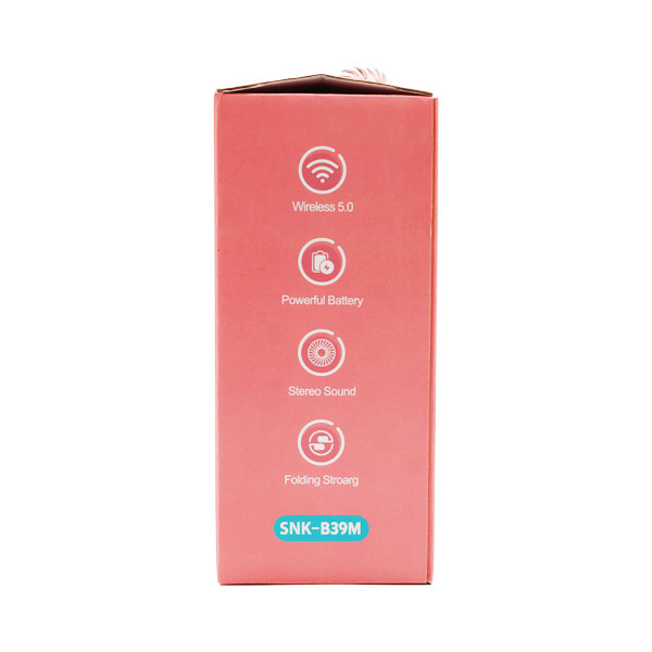 słuchawki nauszne bluetooth kids cat różowe pink