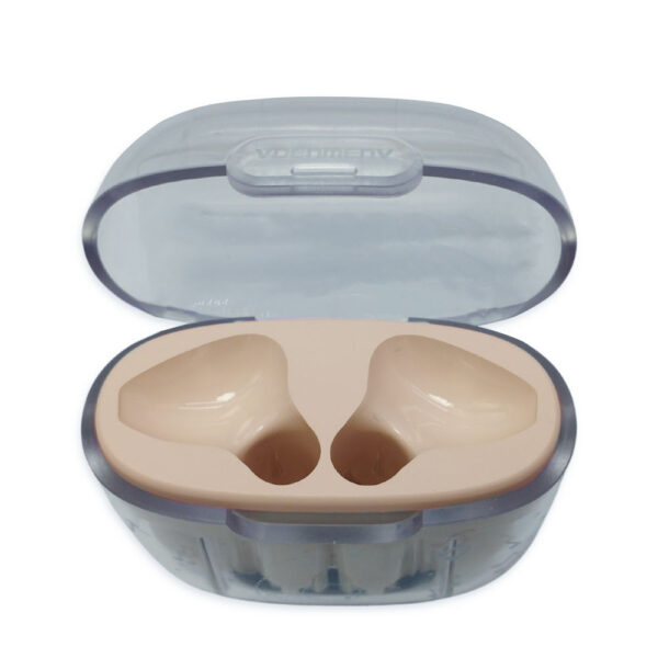 słuchawki bluetooth denmen earbuds kremowe dl29 tws