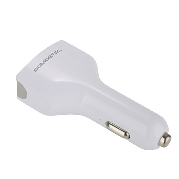 somostel ładowarka samochodowa 4xusb 5.4a quick charge qc3.0 biały sms-a66