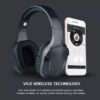 somostel słuchawki bluetooth nauszne cj08 bt 5.0 niebieski stero sms-cj08