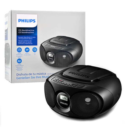 radioodtwarzacz philips boombox cd czarny az215b/12