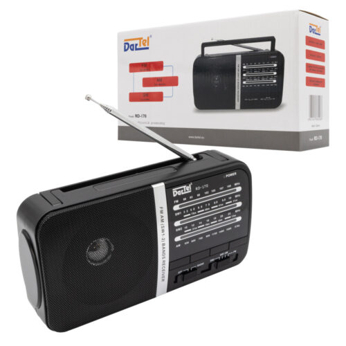 dartel przenośne radio analogowe rd-170 czarne