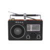 dartel radio analogowe przenośne czarny rd-70