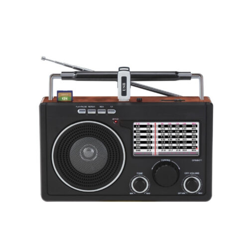 dartel radio analogowe przenośne czarny rd-70