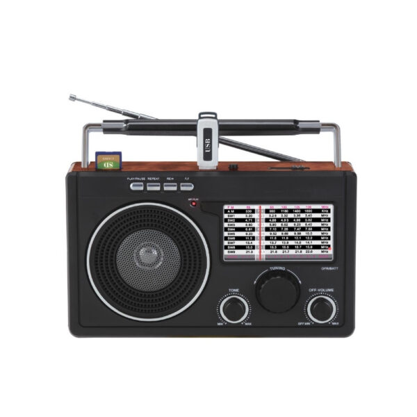 dartel radio analogowe przenośne czarny rd-70
