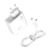 somostel ładowarka sieciowa gan typ-c + kabel typ-c - typ-c 65w 1m power delivery pd biały gan sms-q15