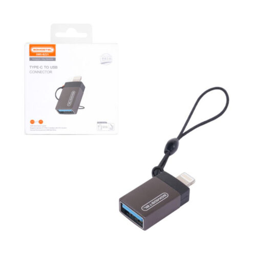 somostel adapter host otg lightning - usb czarny sms-bz21
