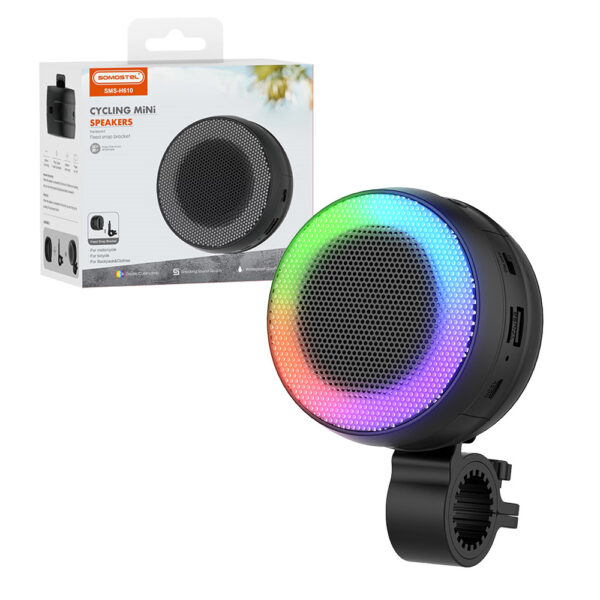 somostel głośnik bluetooth 5.0 + uchwyt na rower 3w sms-h620