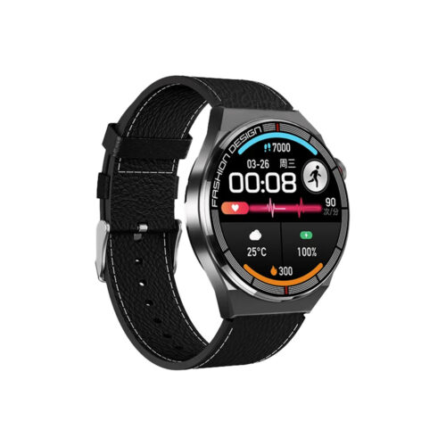 somostel zegarek smartwatch + 3 paski czarny sms-h4max