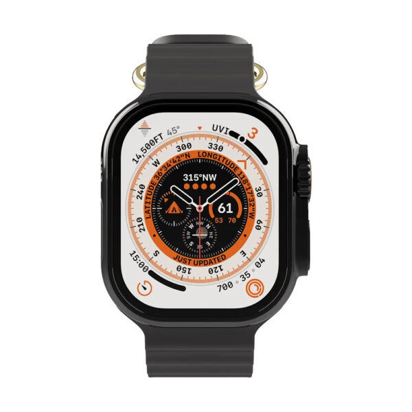 somostel zegarek smartwatch h8 ultra max + 3 paski czarny sms-h8un