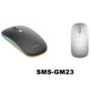 somostel mysz komputerowa bezprzewodowa rgb led czarny sms-gm23