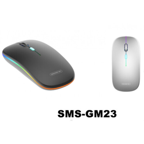 somostel mysz komputerowa bezprzewodowa rgb led czarny sms-gm23