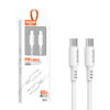somostel kabel typ-c - typ-c 5a 60w 1.2m power delivery pd biały sms-bp10