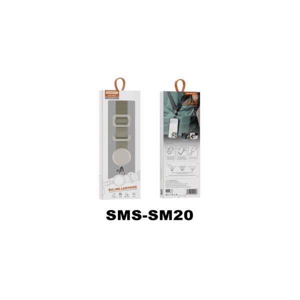 smycz uniwersalna do telefonu czarna smsm-sm20