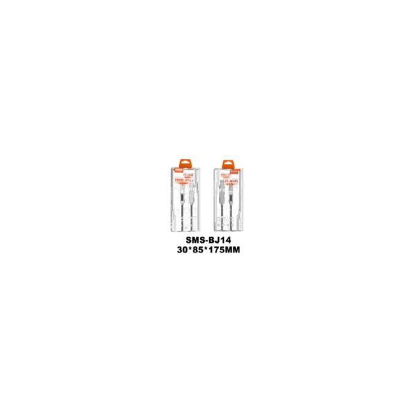 somostel kabel 4w1 lcd usb / typ-c - lightning / typ-c 60w/27w 1m szary sms-bj14