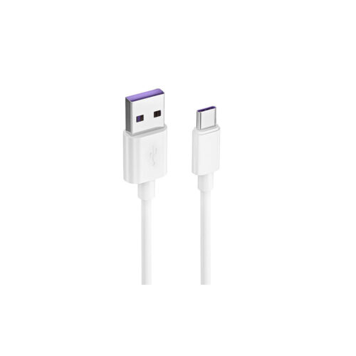 economy kabel usb typ-c 100w biały 3m
