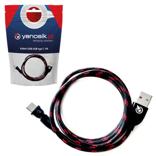 kabel usb micro rotate czarny