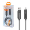 somostel kabel 4w1 usb / typ-c - lightning / typ-c 3.1a 60w qc pd szary sms-bj14