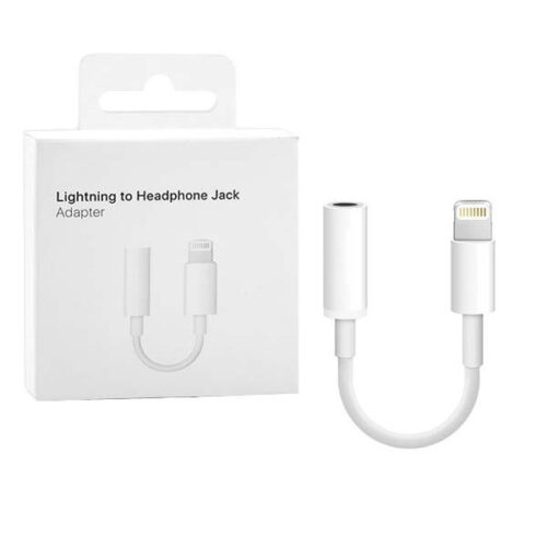 adapter lightning do mini jack 3,5mm przejściówka biały iphone mmx62zm box appx