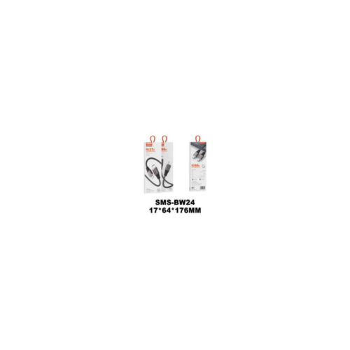 somostel kabel usb pd rgb led typ-c - lightning 27w 1m sms-bw24
