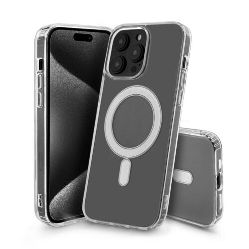 nakładka magsafe case do iphone 16 transparentny