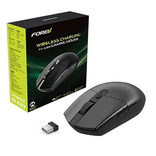 forev mysz bezprzewodowa gamingowa czarna fv-g304