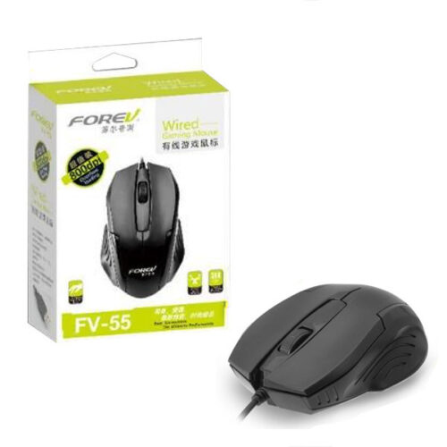 forev mysz przewodowa business czarna fv-55 czarna