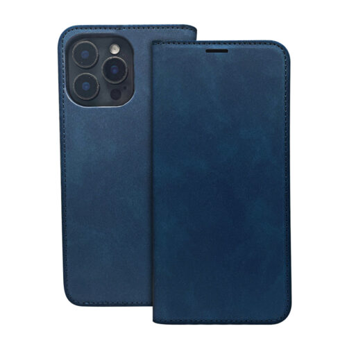 kabura magneto suede do xiaomi redmi note 14 pro 5g / redmi 14 pro plus 5g granatowy