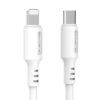 somostel kabel typ-c - lightning 5a 20w 1.2m power delivery pd biały powerline sms-bp10