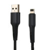 somostel kabel usb - lightning 3.6a 30w 1m quick charge qc3.0 czarny powerline sms-bw06