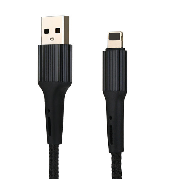 somostel kabel usb - lightning 3.6a 30w 1m quick charge qc3.0 czarny powerline sms-bw06