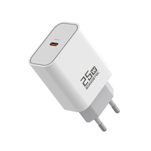 somostel ładowarka sieciowa typ-c 25w pd biały sms-q30